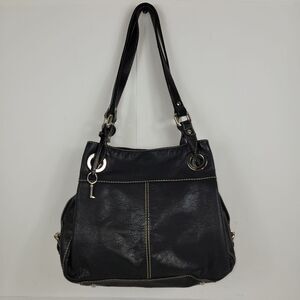 Fossil Black Leather Women's Shoulder Bag